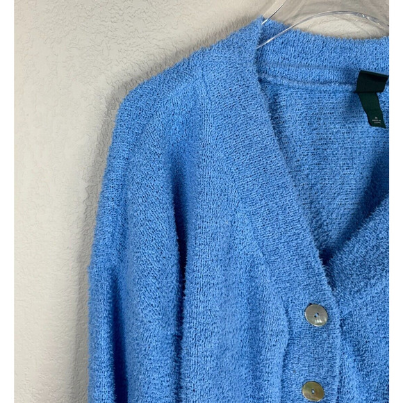 Will Fable Women's‎ Terry Button Front Cardigan Sweater Long Sleeve Size M - Picture 4 of 15